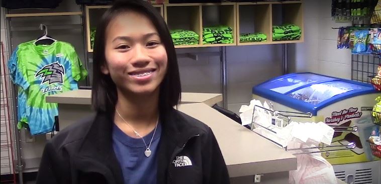 Juliet at School Store